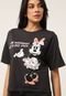 Camiseta Only Minnie Mouse Grafite - Marca Only