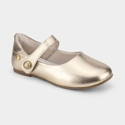 Sapatilha Infantil Bibi Ballerina Mini Dourada 1152032 20 - Marca Calçados Bibi