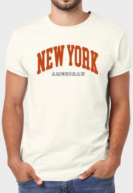 Camiseta Masculina Off White New York Algodão Premium Benellys - Marca Benellys