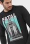 Camiseta Fatal Estampada Preta - Marca Fatal