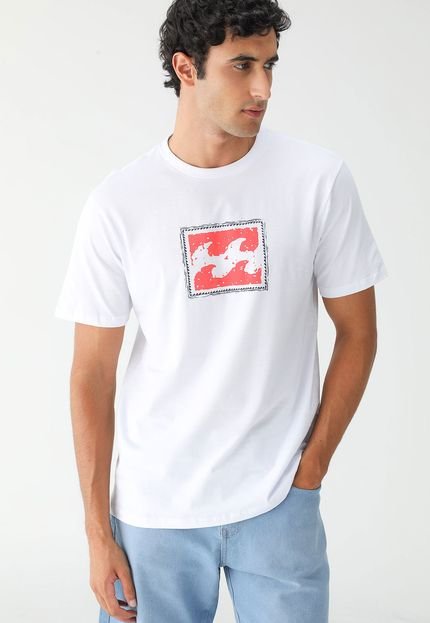 Camiseta Billabong Crayon Wave Branca - Marca Billabong