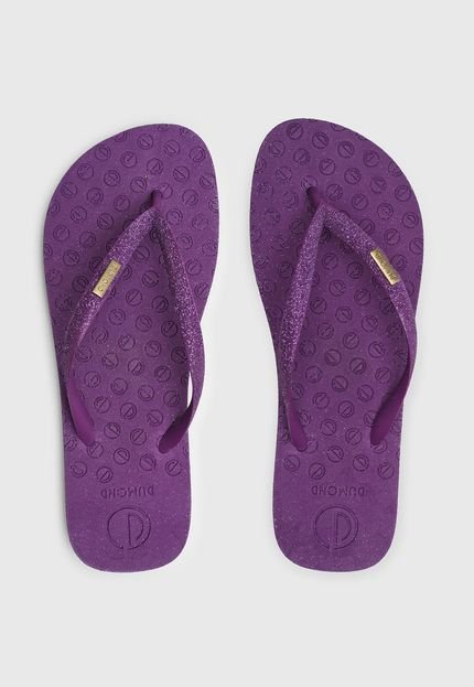 Chinelo Dumond Monograma Roxo - Marca Dumond