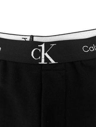 Bermuda Calvin Klein Loungewear Masculina CK One Logo Preta
