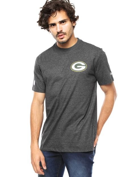 Camiseta New Era Ring Green Bay Packers Cinza - Marca New Era