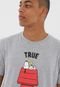 Camiseta Snoopy True Friendship Cinza - Marca Snoopy