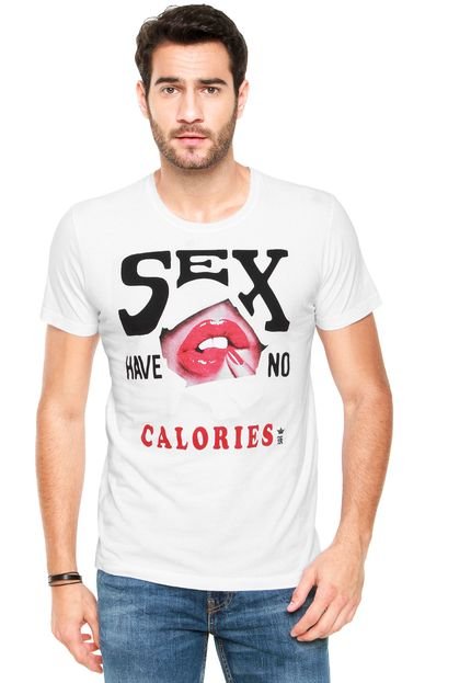 Camiseta Sergio K Sex Calories Branca - Marca Sergio K