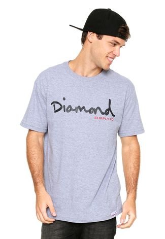 Diamond supply best sale co blue shirt