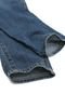 Jardineira Jeans Jeans GAP Infantil Pespontos Azul - Marca GAP