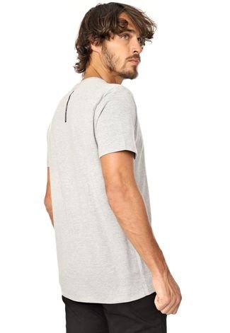 Camiseta Calvin Klein Jeans Logo Cinza - Compre Agora