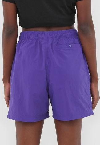 Nike Purple Shorts! Tamanho M com Bolsos. Linha Especial Atlética. Roxo com  Detalhes em Branco., Shorts Feminino Nike Usado 95212642