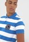 Camisa Polo Tommy Hilfiger Reta Listrada Azul - Marca Tommy Hilfiger