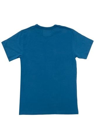 Camiseta Menino Estampa Frontal Azul
