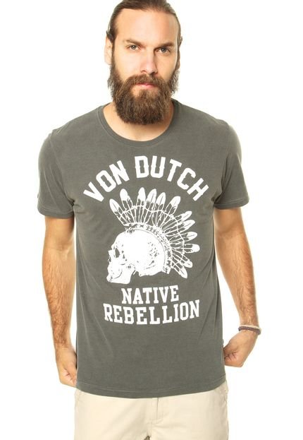 Camiseta Von Dutch Native Cinza - Marca Von Dutch 