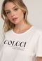 Camiseta Colcci Lettering Off-White - Marca Colcci