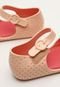 Sapatilha Infantil Mini Melissa Furadinha Pop Bb Nude - Marca Mini Melissa