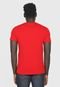 Camiseta Lacoste Color Block Vermelha/Laranja - Marca Lacoste
