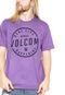 Camiseta Volcom Lock Roxa - Marca Volcom