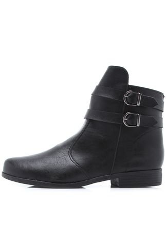 Bota DAFITI SHOES Fivela Preta - Compre Agora