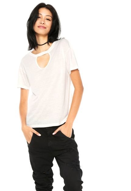 Blusa Das Avessas Recorte Branco - Marca Das Avessas