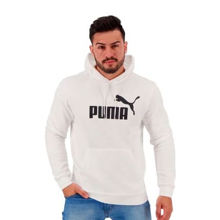 Moletom Puma Essentials Big Logo Branco - Marca Puma