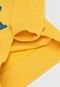 Blusa de Moletom GAP Infantil Logo Amarela - Marca GAP