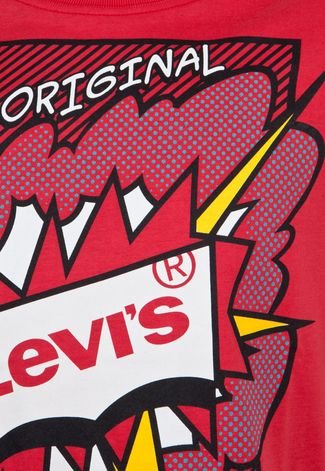 Camiseta Levis Kids The Original Vermelha
