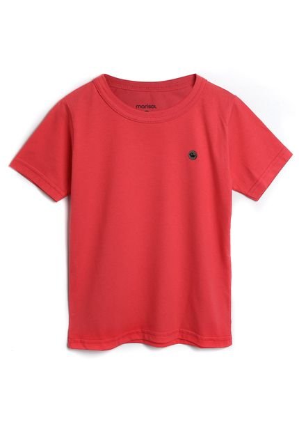 Camiseta Marisol Menino Lisa Vermelha - Marca Marisol