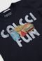 Camiseta Colcci Fun Infantil Fast Food Preta - Marca Colcci Fun