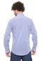 Camisa Colcci Slim Listrada Azul - Marca Colcci