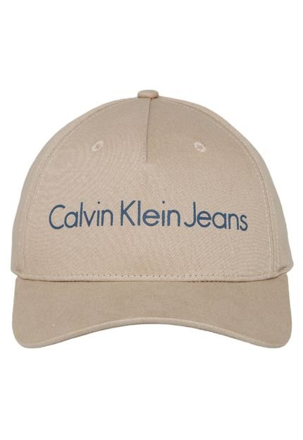 Boné Calvin Klein Logo Bege - Marca Calvin Klein
