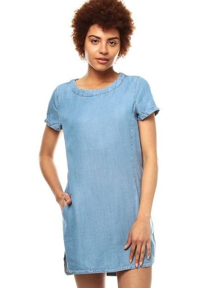 Comprar vestido azul store claro