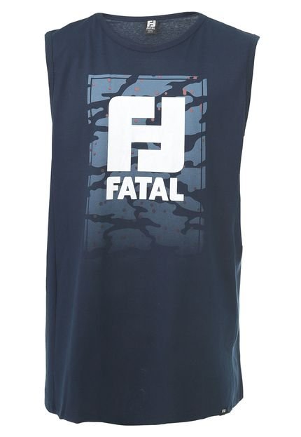 Regata Fatal Logo Azul-Marinho - Marca Fatal