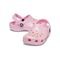 Sandália Crocs Classic Clog Glitter Infantil Flamingo - 22 Rosa - Marca Crocs