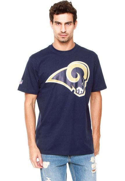 Camiseta New Era Permanente St. Louis Rams Azul-Marinho - Marca New Era