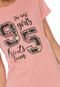 Camiseta Tricats Estampada Coral - Marca Tricats