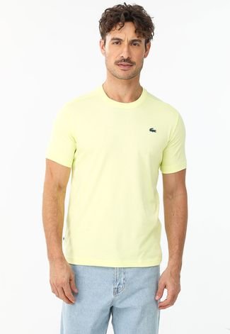 Camiseta Lacoste Ultra Dry Amarela
