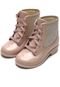 Bota Coturno Luelua Infantil Glitter Rosa - Marca Luelua