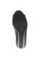 Scarpin Malu Super Comfort Logo Preto - Marca Malu Super Comfort