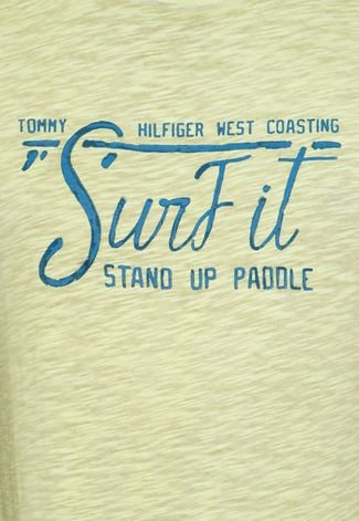 Camiseta Tommy Hilfiger Stand Amarela