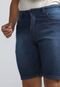 Bermuda Jeans Hang Loose Reta Stoned Azul-Marinho - Marca Hang Loose