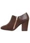 Ankle Boot Usaflex Marrom - Marca Usaflex