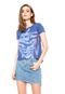 Blusa Calvin Klein Jeans Estampada Azul - Marca Calvin Klein Jeans