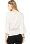 Blusa Canal Sino Off-White - Marca Canal