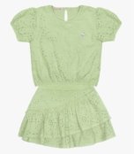 Conjunto Infantil Feminino Em Laise Trick Nick Verde - Marca Trick Nick