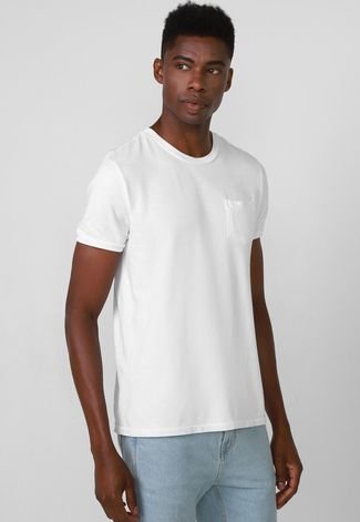 Camiseta Aramis Bolso Branca