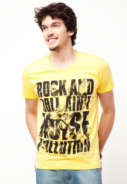 Camiseta Ellus Escrita Amarela - Marca Ellus