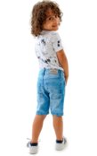 Bermuda Infantil Masculina Jeans Tradicional Clara - Marca Quase Anjo