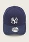 Boné Fechado New Era Aba Curva New York Yankees Mlb Azul-Marinho - Marca New Era