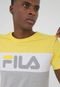 Camiseta Fila Letter Colors Amarela - Marca Fila