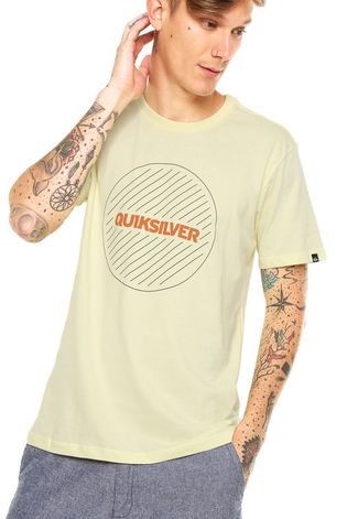 Camiseta Quiksilver Cyclope Amarela